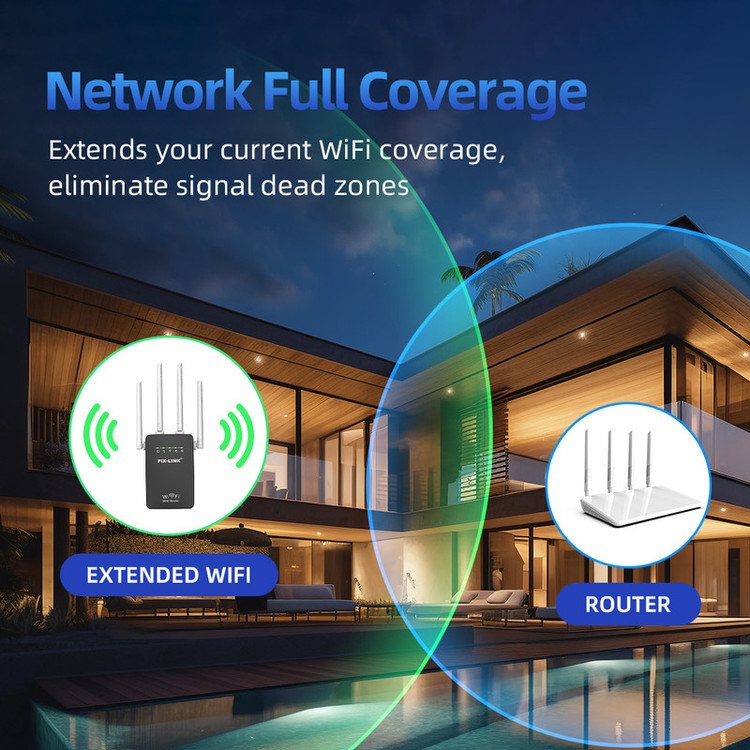 محصول نمونه تستی اکسس پوینت و گسترش دهنده محدوده بیسیم پیکس لینک مدل 3in1Wi-Fi09