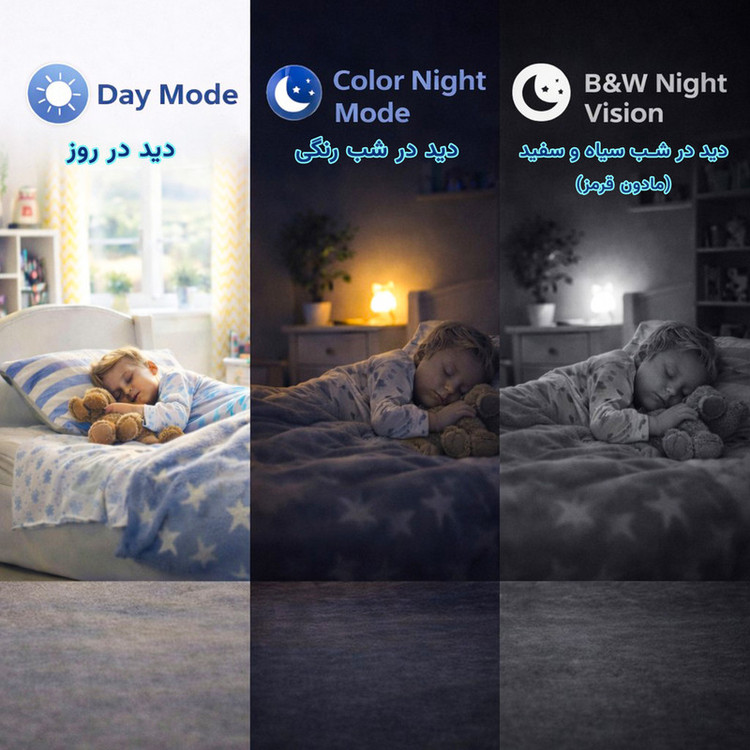 محصول نمونه تستی دوربین مداربسته تحت شبکه وونک مدل M2